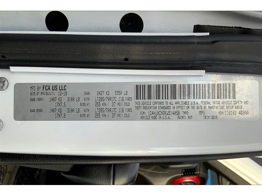 2019 Jeep Wrangler Rubicon