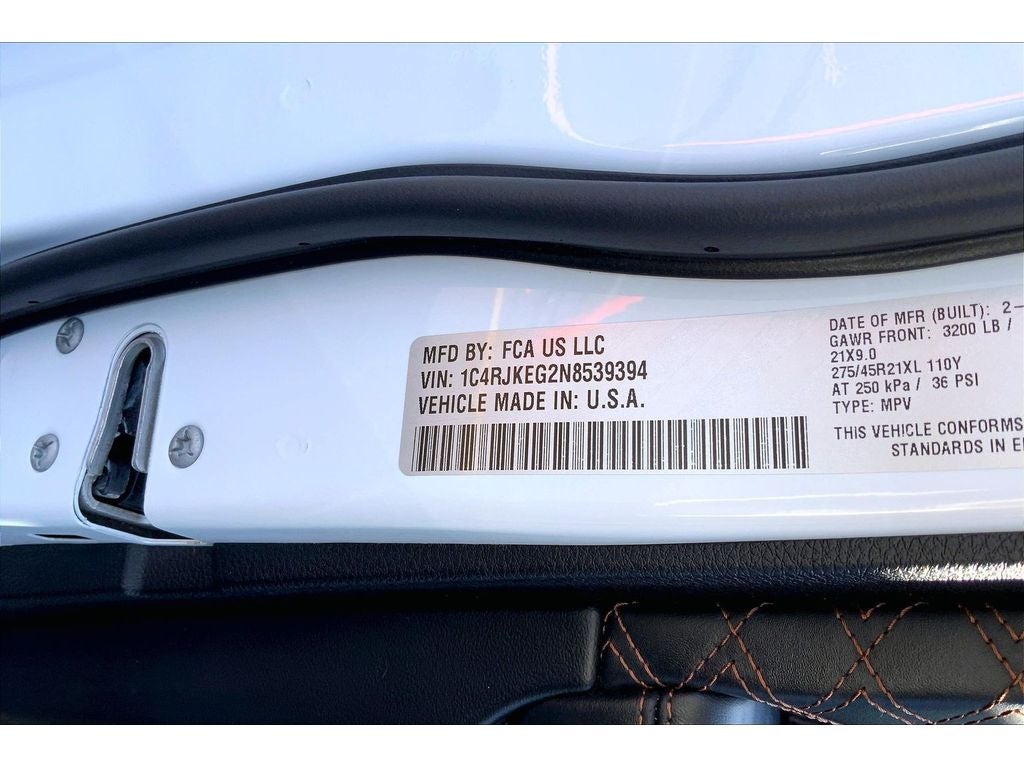 2022 Jeep Grand Cherokee L Summit Reserve