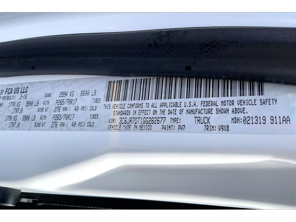 2016 RAM 1500 Tradesman