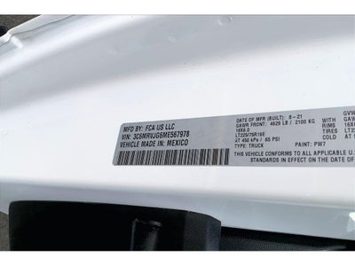 2021 RAM ProMaster 3500 High Roof