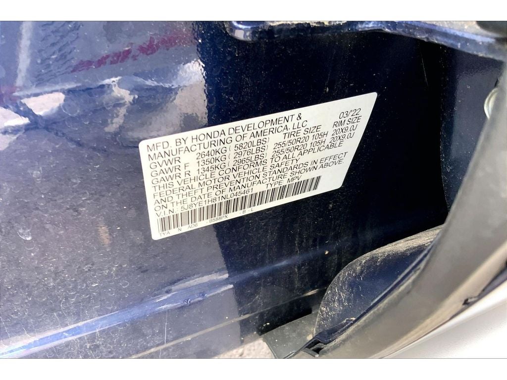 2022 Acura MDX w/Advance Package