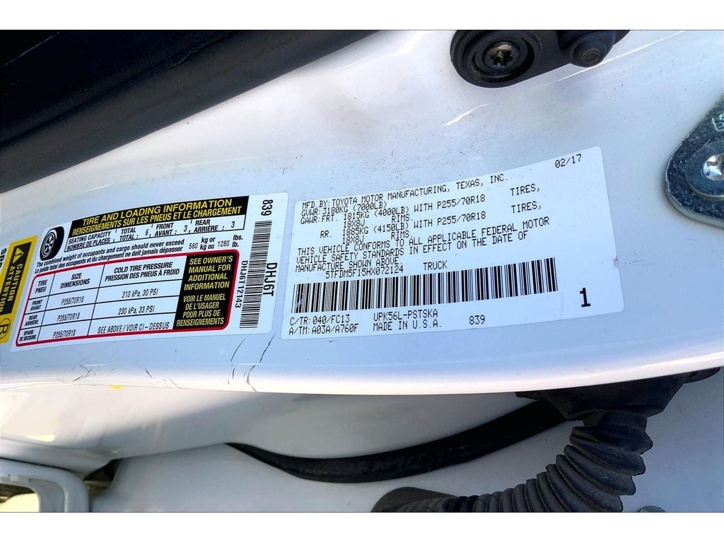 2017 Toyota Tundra SR5