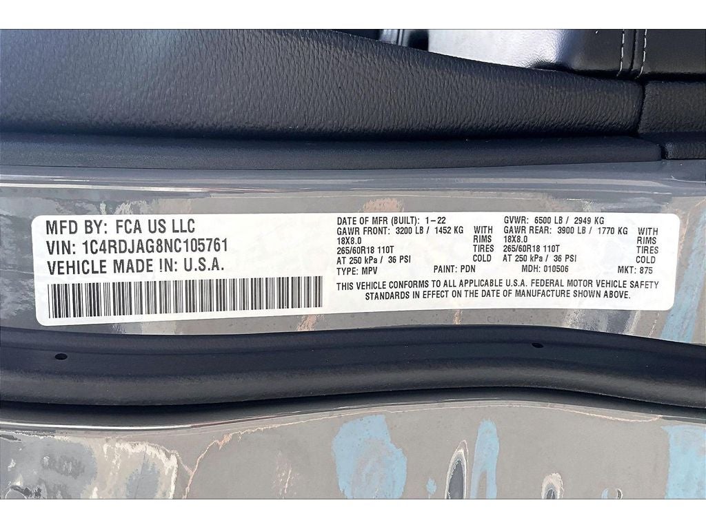 2022 Dodge Durango SXT