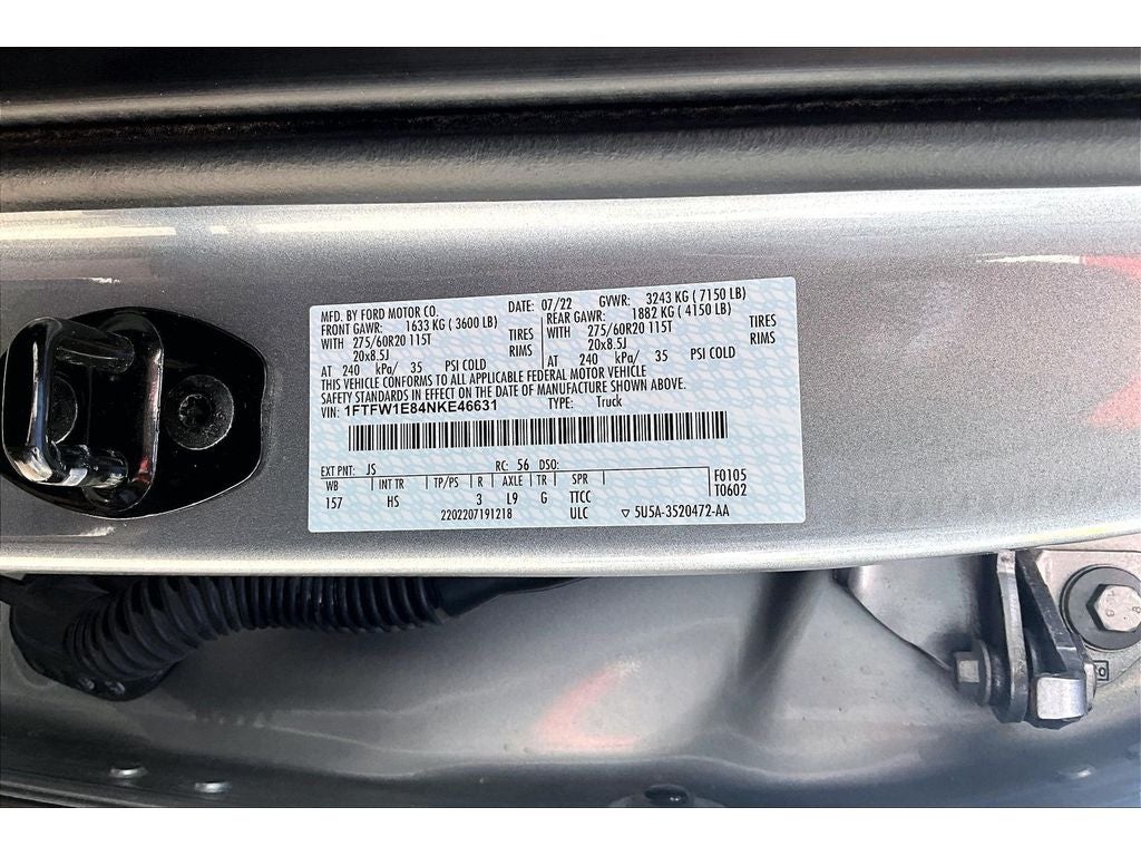 2022 Ford F-150 LARIAT