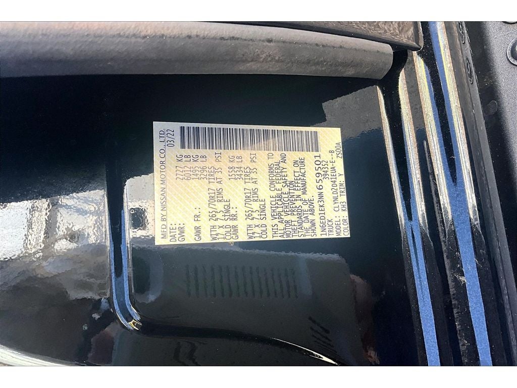 2022 Nissan Frontier PRO-4X