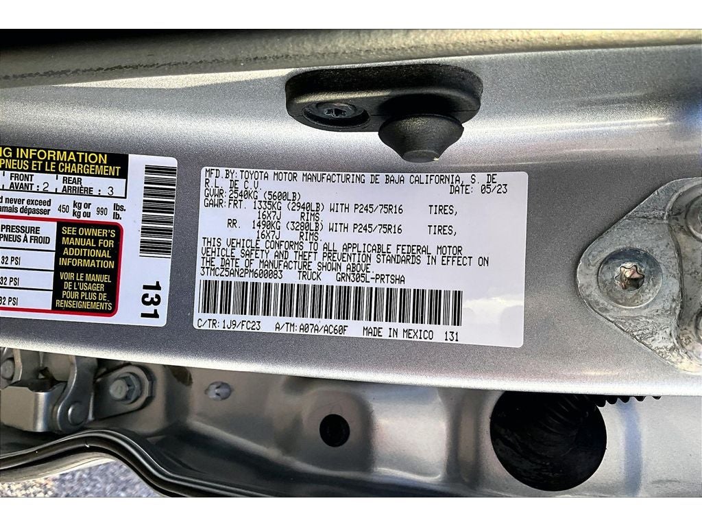 2023 Toyota Tacoma SR5