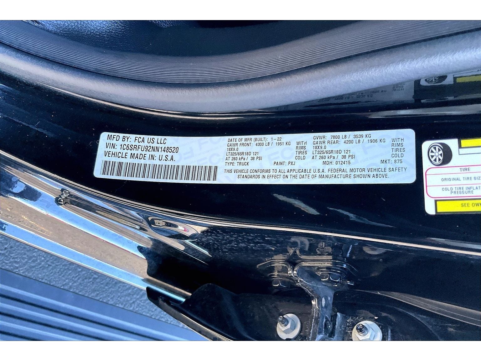 2022 RAM 1500 TRX