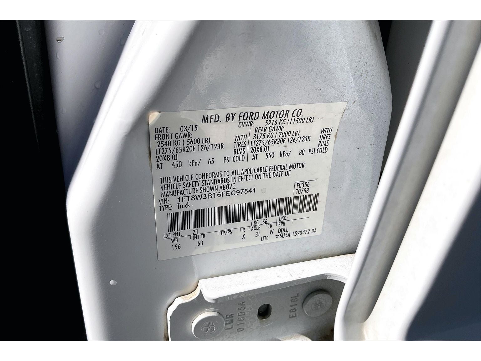 2015 Ford Super Duty F-350 SRW Platinum