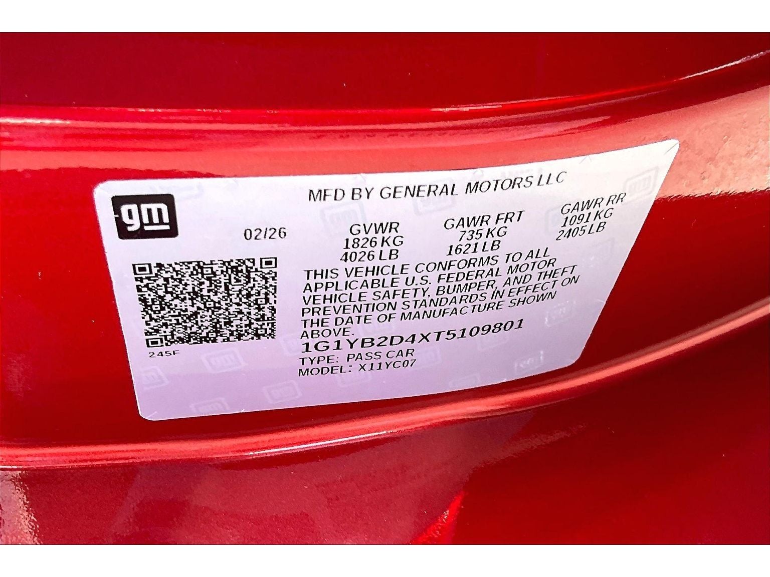 2026 Chevrolet Corvette Stingray 2LT