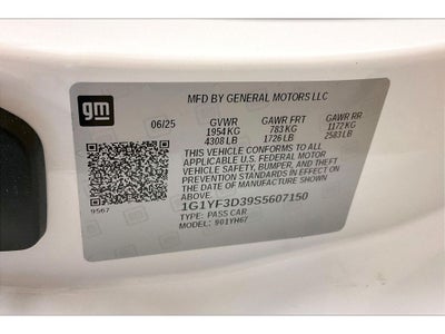 2025 Chevrolet Corvette Z06 3LZ