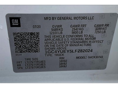 2020 Chevrolet Silverado 3500 HD LTZ