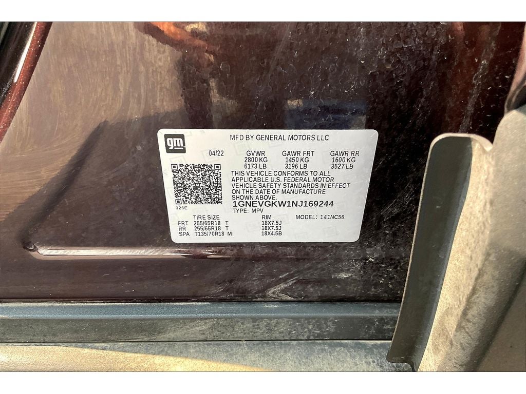 2022 Chevrolet Traverse LT Cloth