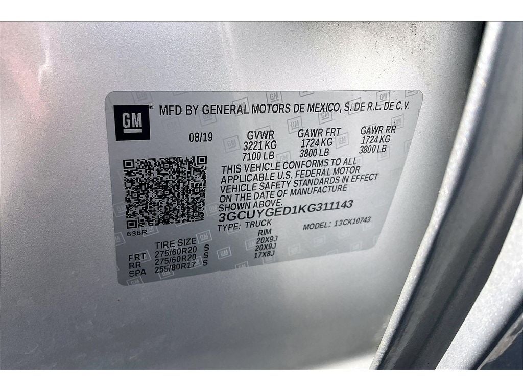 2019 Chevrolet Silverado 1500 LTZ