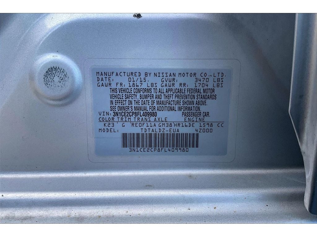 2015 Nissan Versa Note S