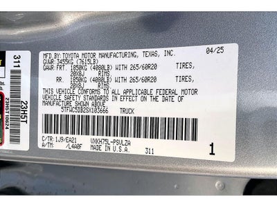 2025 Toyota Tundra 4WD Limited Hybrid