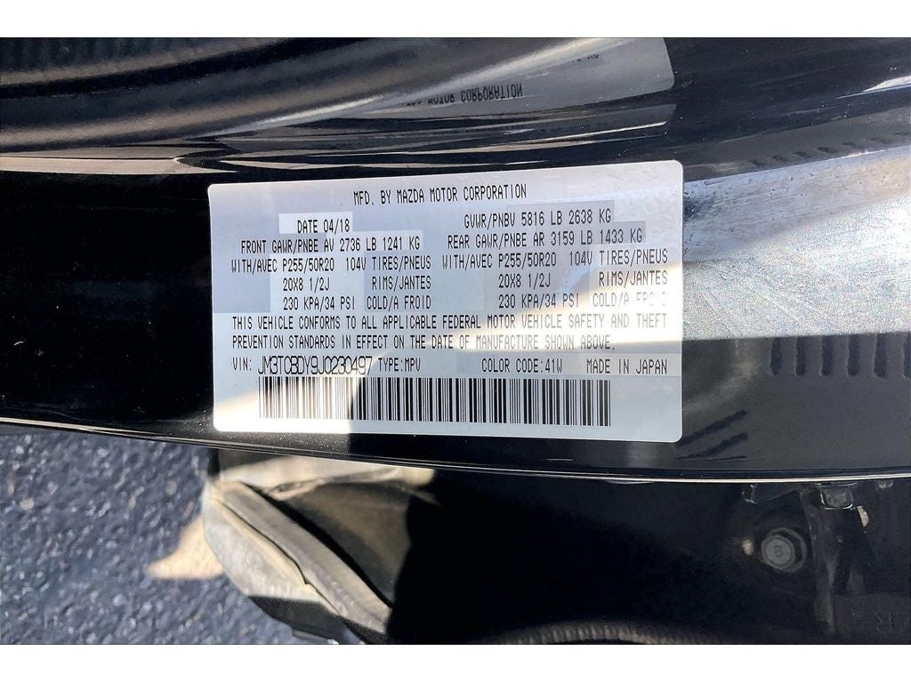 2018 Mazda Mazda CX-9 Grand Touring